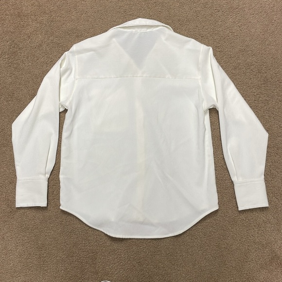 Zara women corduroy button down shirt. XS - Picture 4 of 4